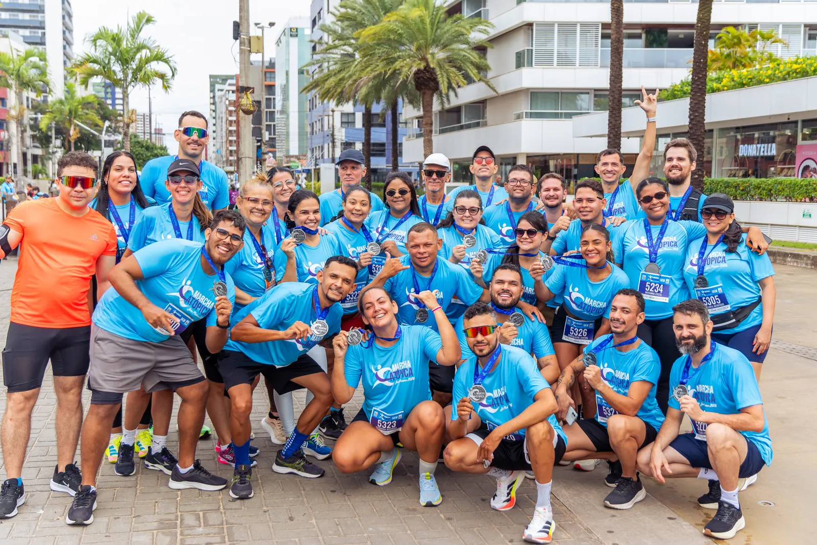 Grupo de participantes da Marcha Atópica João Pessoa 2026
