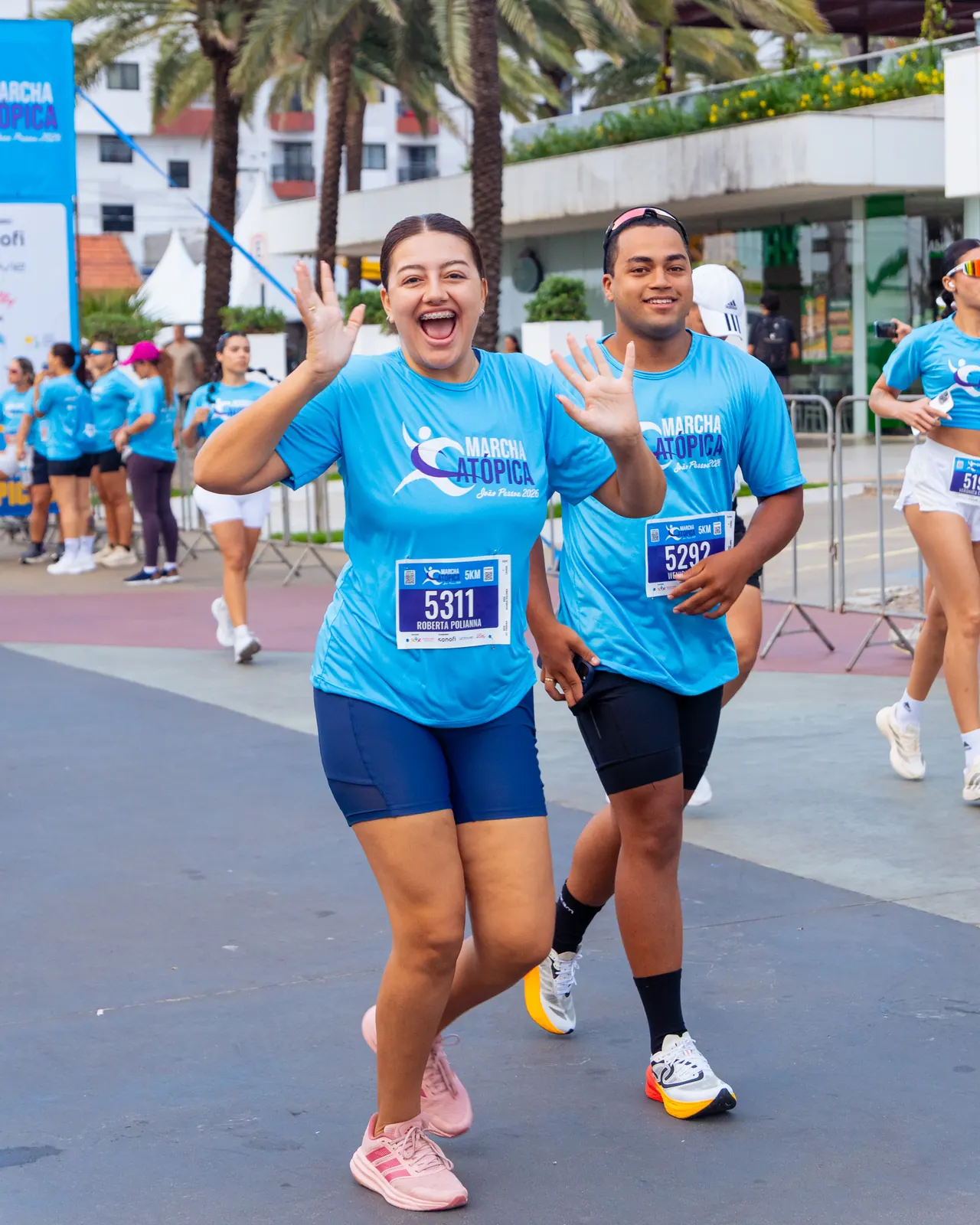 Participantes chegando na Marcha Atópica João Pessoa 2026