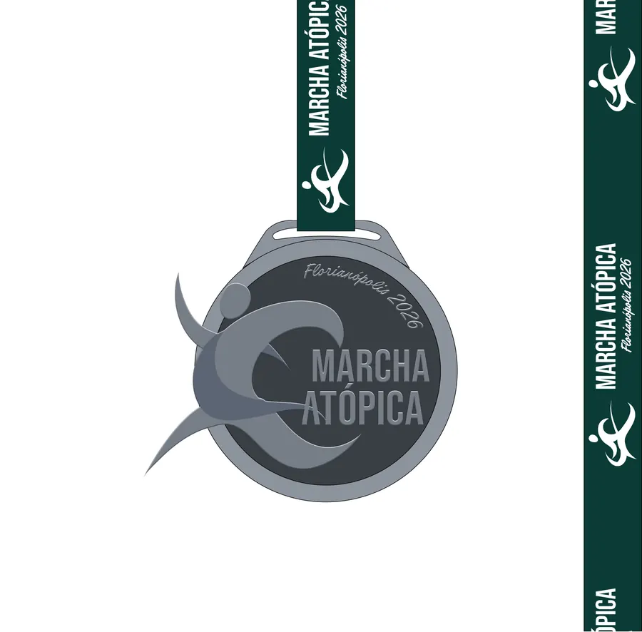Medalha da Marcha Atópica Florianópolis 2026